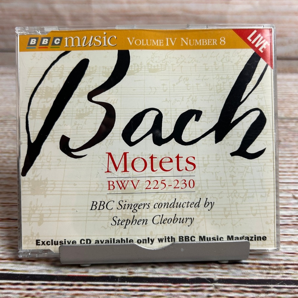 JS Bach Motets BWV 225-230 BBC Singers Stephen Cleobury CD BBC Music Vol IV No 8